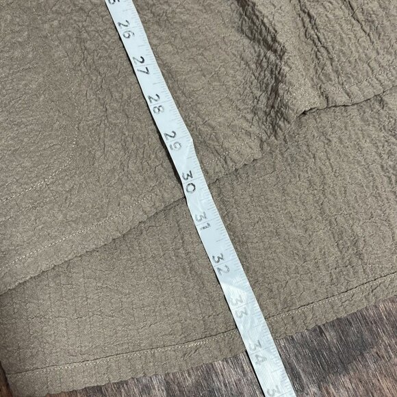 Ali Miles Boho Button Tunic Top Size XL Sleeveless Lagenlook Minimalist Pockets - Picture 6 of 11